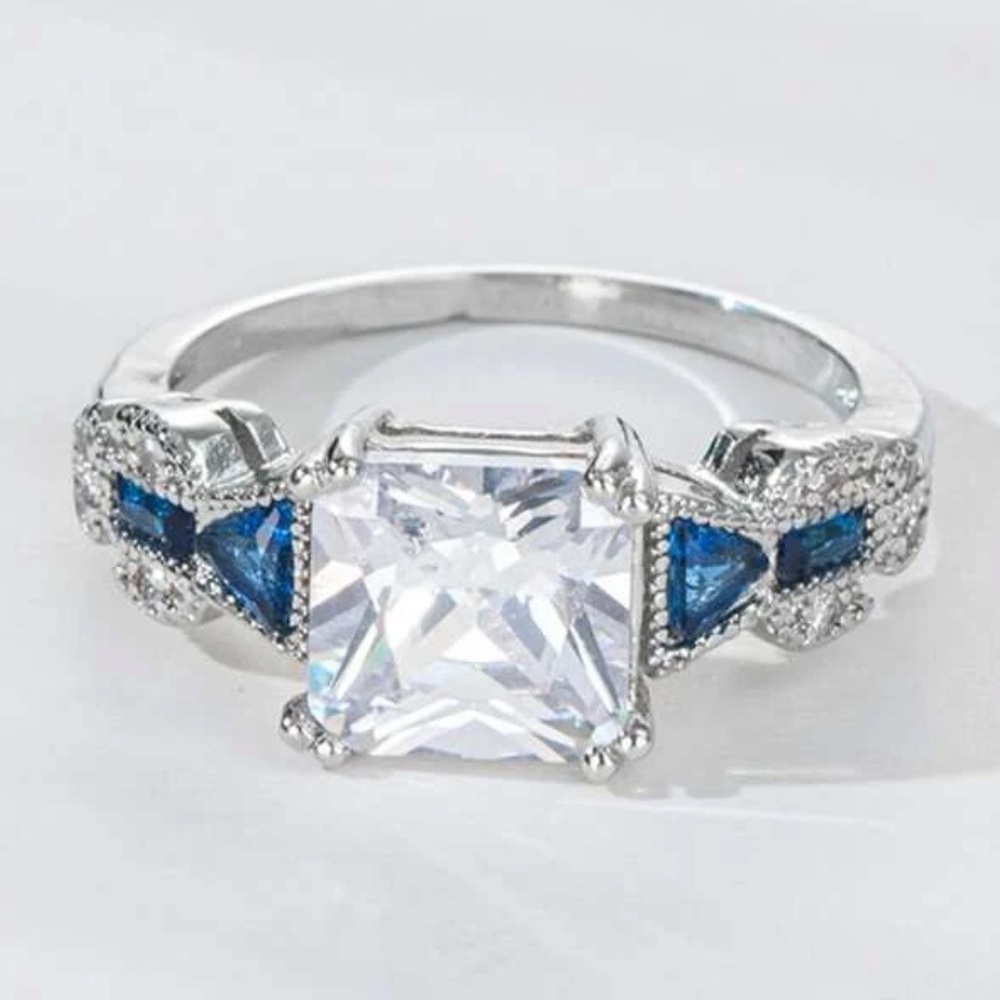 925 Sterling Silver Cubic Zirconia Ring